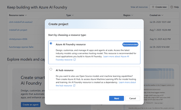 Create the AI foundry resource part 2